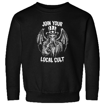 Discover Cthulhu Join Your Local Cult Patriotic Cosmic Horror Cthulhu 2 Sweatshirts