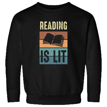 Discover Reading is Lit Book Lover Reading Teacher 5 Sweatshirts