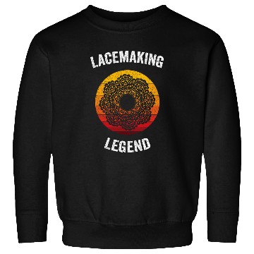 Discover Lacemaking Legend vintagess Bobbin Lace Sewing Sweatshirts