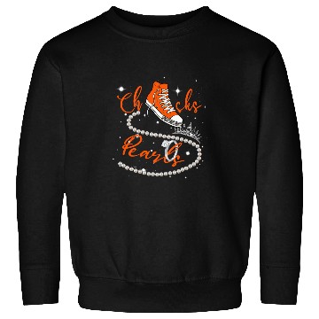 Discover Orange Chucks and Pearls Sweatshirts