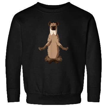 Discover Funny yoga hyena Sweatshirts