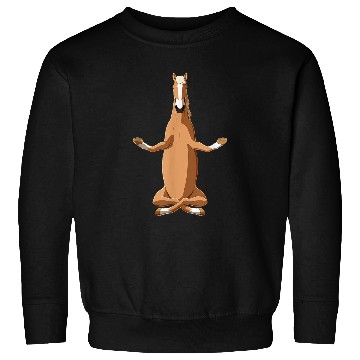 Discover Funny Yoga Haflinger Horse Sweatshirts
