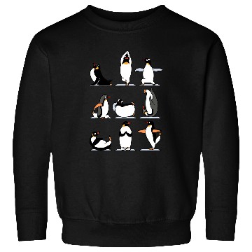 Discover Penguin Yoga Funny Sweatshirts