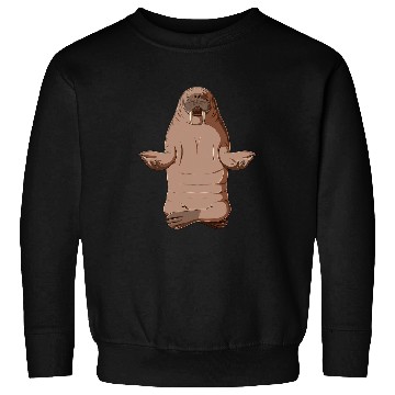 Discover Funny Yoga Walrus Sweatshirts