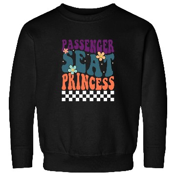 Discover Passenger Seat Princess Funny Girls Trip Summer Copilot 2 Sweatshirts