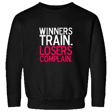 Discover DEDICATED Winners Train Losers Complain Tee Sweatshirts