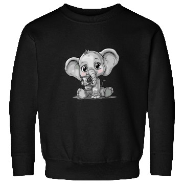 Discover Elephant With A Camera Baby Elephant Photographer Sweatshirts
