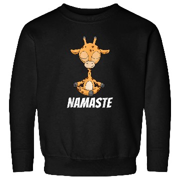 Discover Giraffe Yoga Sweatshirts