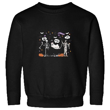 Discover Halloween ER nurses ghostss Skeletons Mummy Medsurg nurses Sweatshirts