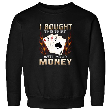 Discover Gambling Pokers Gaming Icon Card Player Sweatshirts