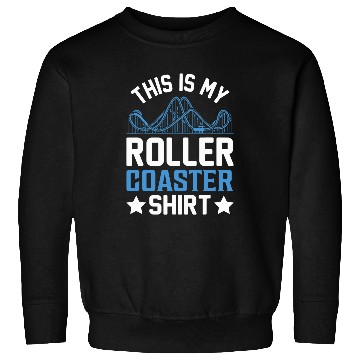 Discover Amusement Park Funny Roller Coaster vintagess Theme Park Sweatshirts