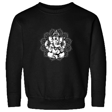 Discover Lord Ganesha Yoga Meditation Gift for Men Sweatshirts