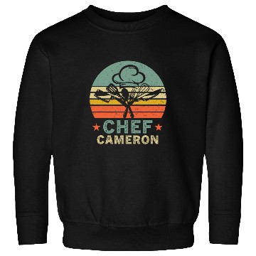 Discover Chef Cameron vintagess Chef Cooking Baking Hat Funny Chef Sweatshirts