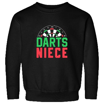 Discover Darts Niece Cute Player Dart Hobby Sweatshirts