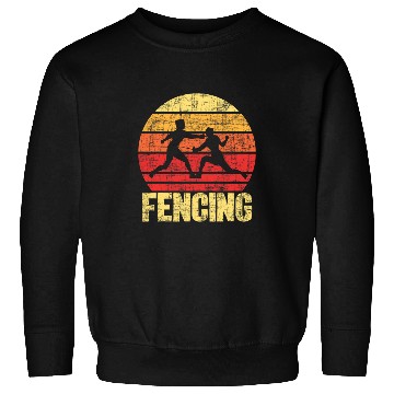 Discover Fencing Fencer swordsssman Dueler Sabre Epee Rapier Sweatshirts