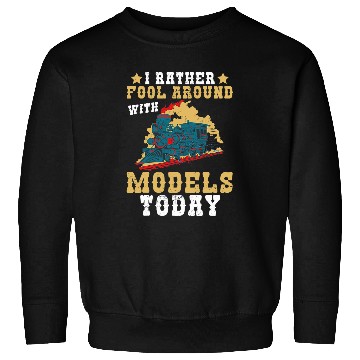 Discover Model Train Owner Railway Essentials Railroad Collecting 40 Sweatshirts