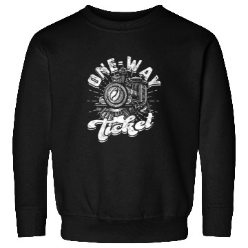 Discover OneWay Ticket Train Sweatshirts