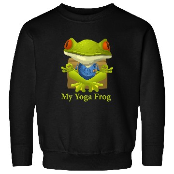 Discover My Yoga Frog Sweatshirts