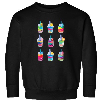Discover Bubble Milk Tea Lover Gift for Kawaii and Boba Tea Lovers Sweatshirts
