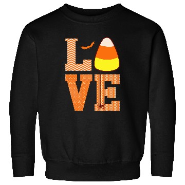 Discover Cute Love Halloween Candy Corn Sweatshirts