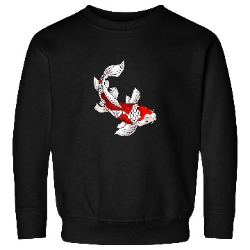 Discover Japanese Koi Fish Carp Nishikigoi Taisho Sanke Sweatshirts