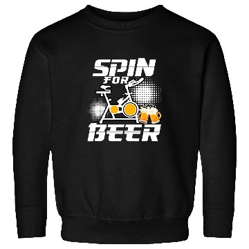 Discover Spin for Beer Cycling Gym Sweatshirts