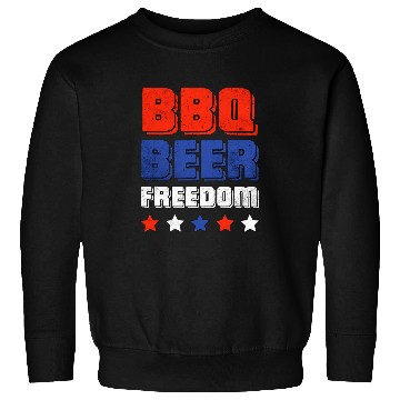 Discover BBQ Beer Freedom Beer Lover Backyard BBQ Party America Sweatshirts