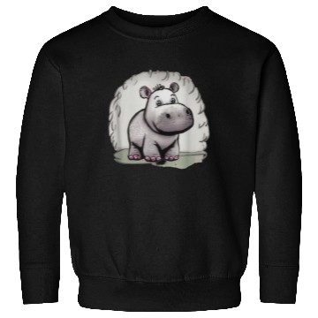 Discover Cute hippo Sweatshirts