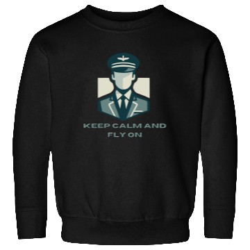 Discover Keep Calm And Fly On - Sweatshirts for Pilots