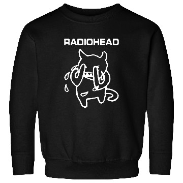 Discover Radiohead Crying White Devil Sweatshirts