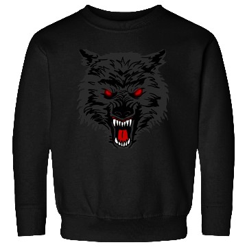 Discover Wolf Snarl [Opology] Sweatshirts