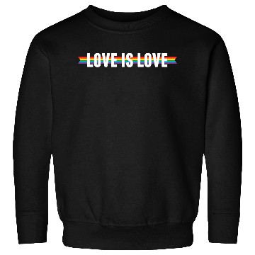 Discover Love is Love Ribbon Sweatshirts