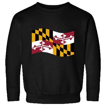 Discover Waving Maryland Flag Sweatshirts