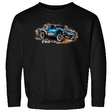 Discover Pro4 Race Truck Blue Sweatshirts