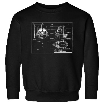 Discover darth vader star wars blueprint Sweatshirts