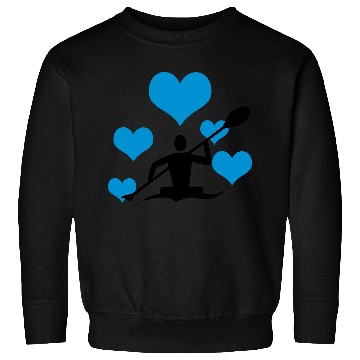 Discover Canoe with 5 hearts Sweatshirts