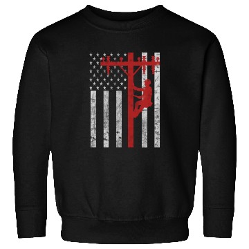 Discover american lineman Sweatshirts