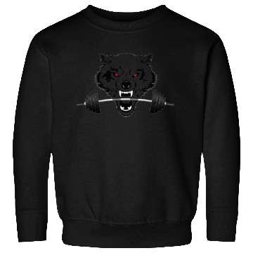 Discover weight lifting wolf clear Sweatshirts