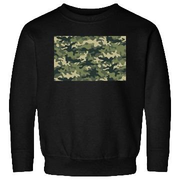 Discover Camouflage pattern green Sweatshirts