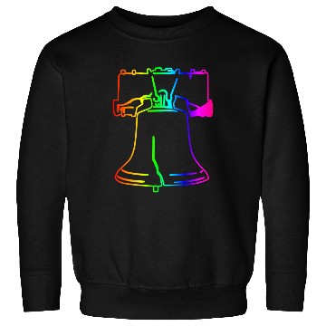 Discover Rainbow Liberty Bell Sweatshirts