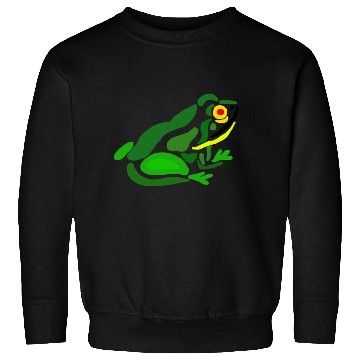Discover Funky Frog Abstract Art Sweatshirts