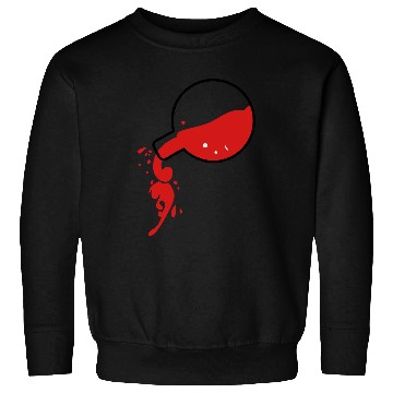 Discover Red wine pouring Sweatshirts