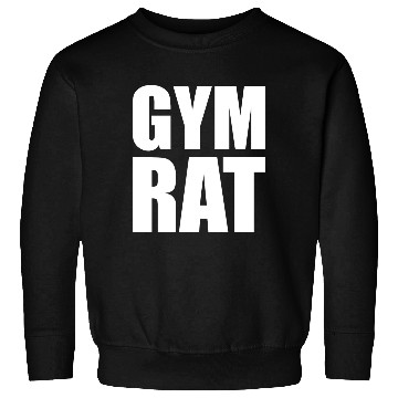 Discover Gym Rat - White Sweatshirts
