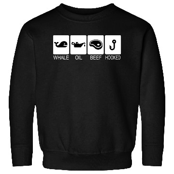 Discover Whale Oil Beef Hooked Sweatshirts