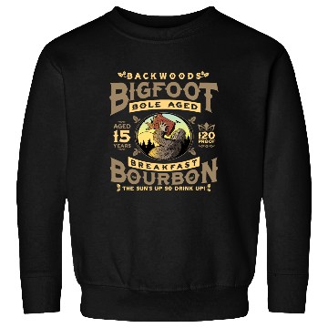 Discover Backwoods Bigfoot Bole-Aged Breakfast Bourbon Sweatshirts
