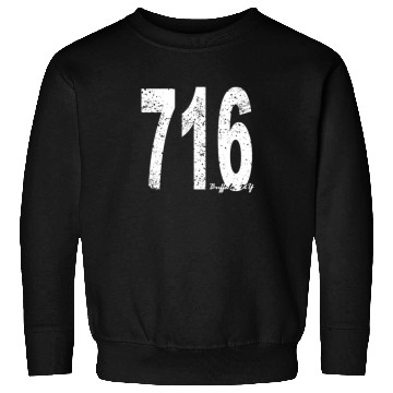 Discover Vintage Buffalo Area Code 716 Sweatshirts