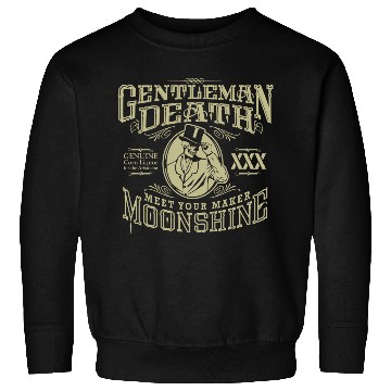 Discover Gentleman Death Moonshine Sweatshirts