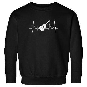 Discover Acoustic Guitar Heartbeat Sweatshirts