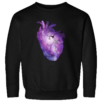 Discover Galaxy Beating Heart Sweatshirts