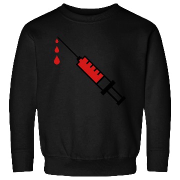 Discover doctor syringe blood hospital Sweatshirts